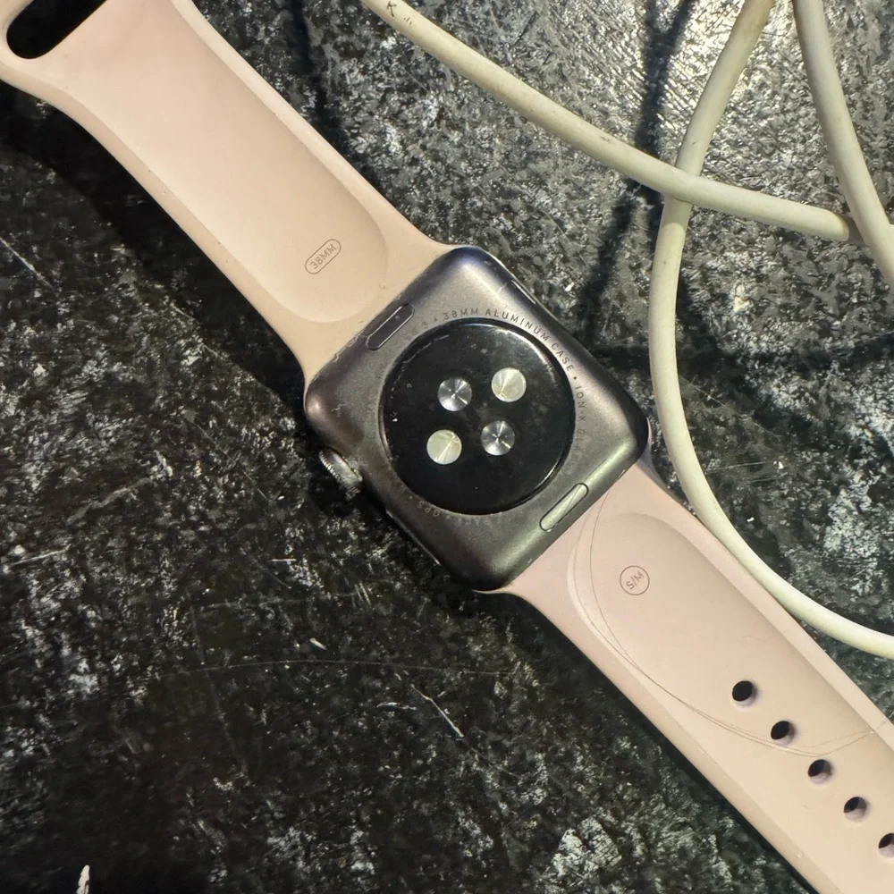 Apple Watch Series 3 with Pink Band